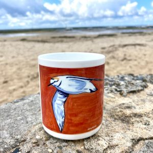 Mug « Gravelot à collier interrompu » – Porcelaine | Audrey Beauduc